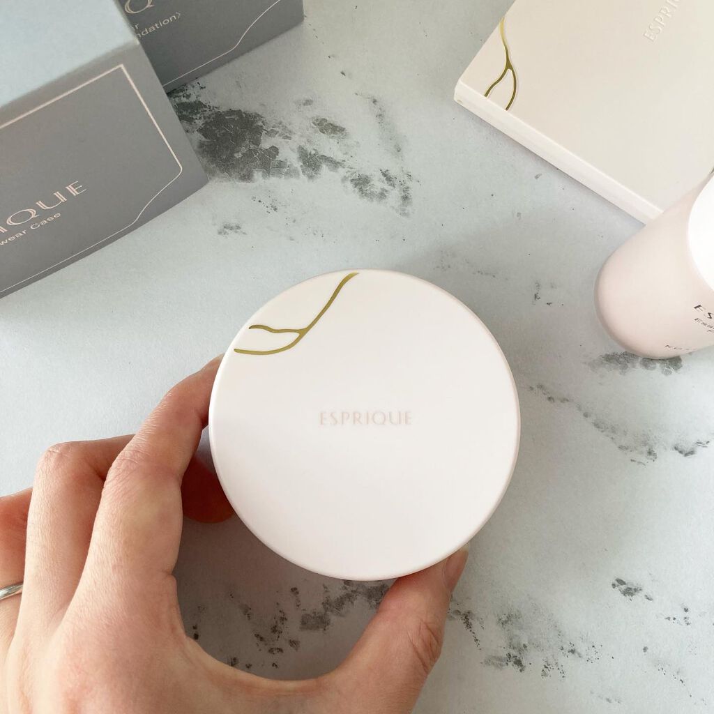 アクアリースキンウェア 02 ナチュラルベージュ/ESPRIQUE/クッションファンデーションを使ったクチコミ（1枚目）