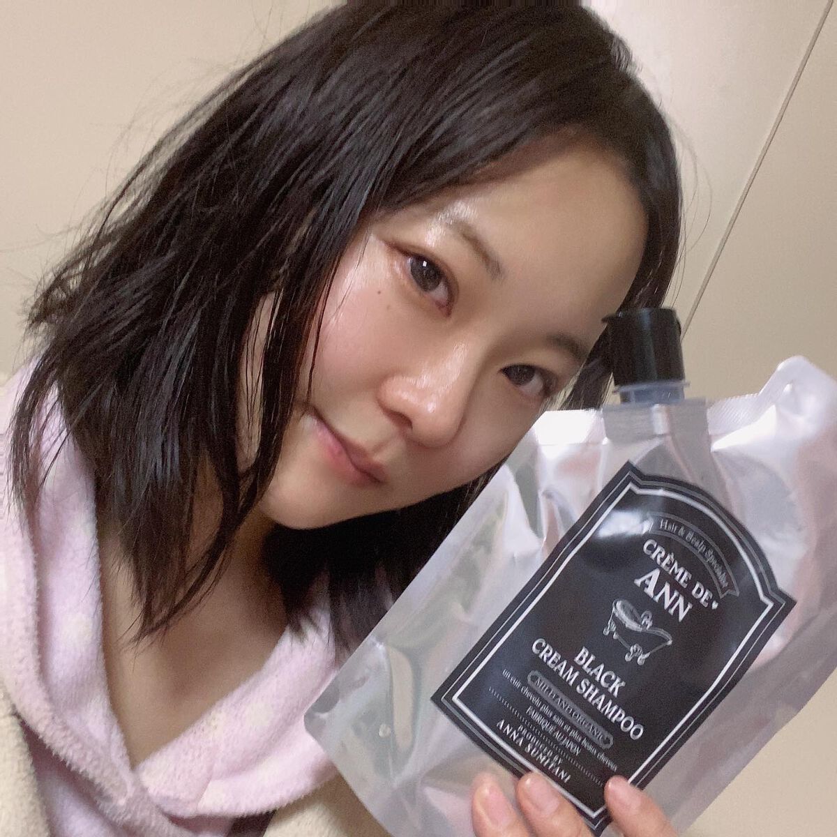 ブラッククリームシャンプー/creme de Ann/市販シャンプーを使ったクチコミ(5枚目)