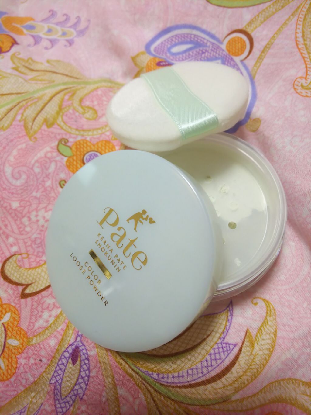 カラールースパウダー 02（ミントグリーン）/毛穴パテ職人/ルースパウダーを使ったクチコミ（2枚目）