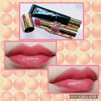 ルージュ ヴォリュプテ シャイン/YVES SAINT LAURENT BEAUTE/口紅を使ったクチコミ(2枚目)