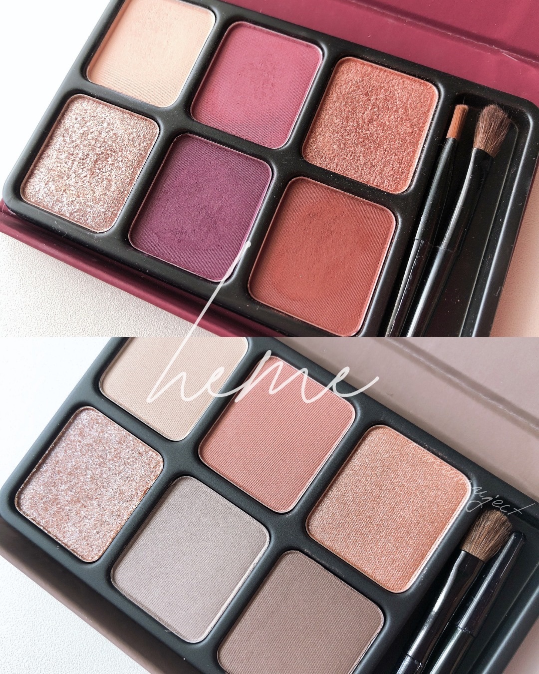 …✦…✦…✦

秋なので紫とかグレーとかが使いたい。
hemeのこの２つはかなりお気に入りです。

■パープルブラッサム / PURPLE BLOSSOM
まさに葡萄色🍇
初めて買ったhemeでずっと好きです。
紫だけじゃなくてオレンジや