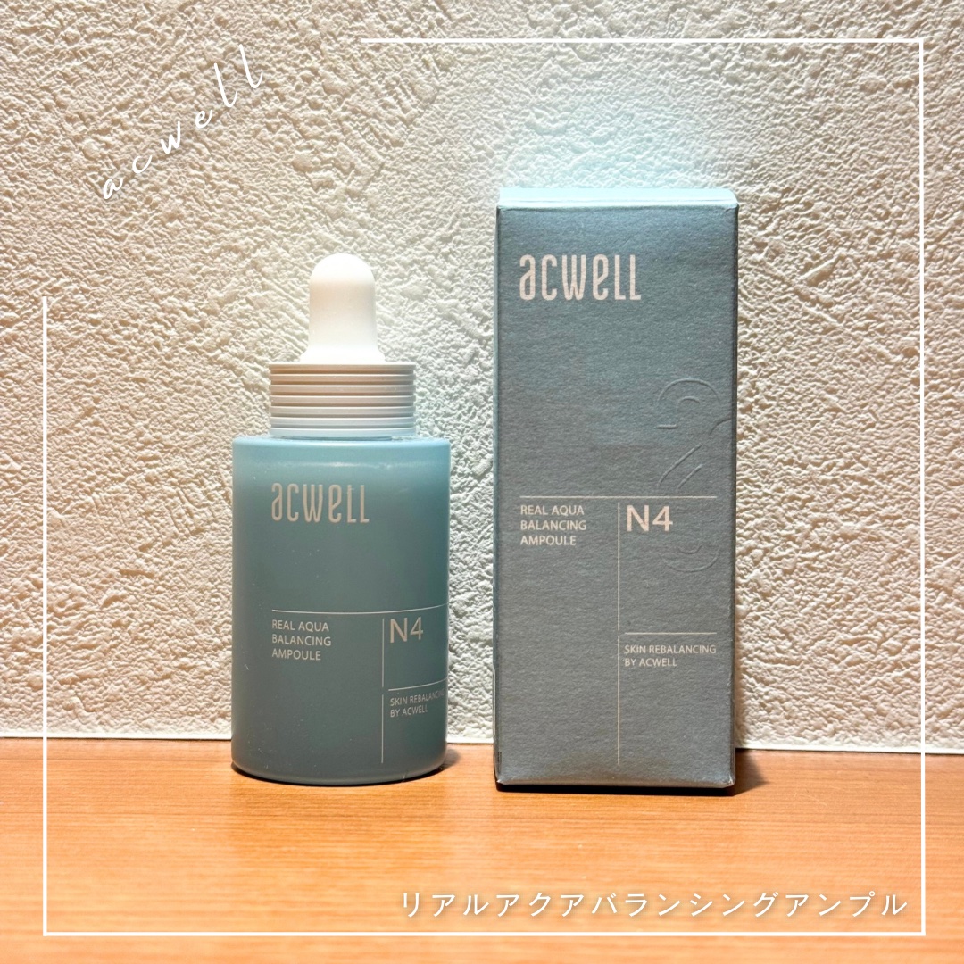 リアル アクア バランシング アンプル/ACWELL/美容液を使ったクチコミ（1枚目）