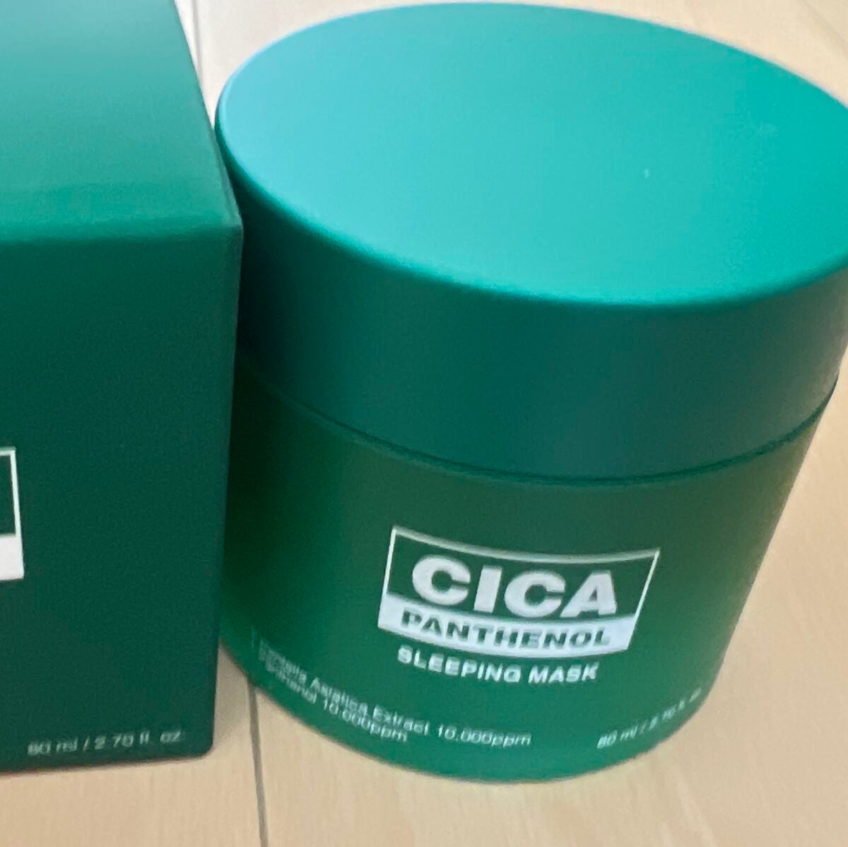 シカパンテノールスリーピングマスク/SNP/フェイスクリームを使ったクチコミ(1枚目)