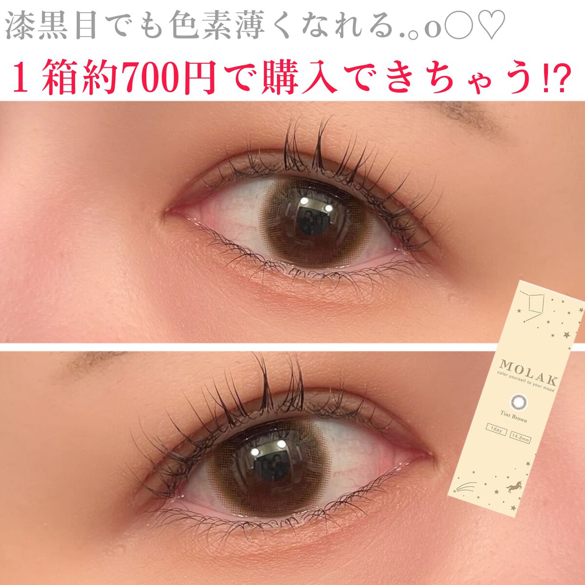 MOLAK 1day/MOLAK/ワンデー(1DAY)カラコンを使ったクチコミ(1枚目)