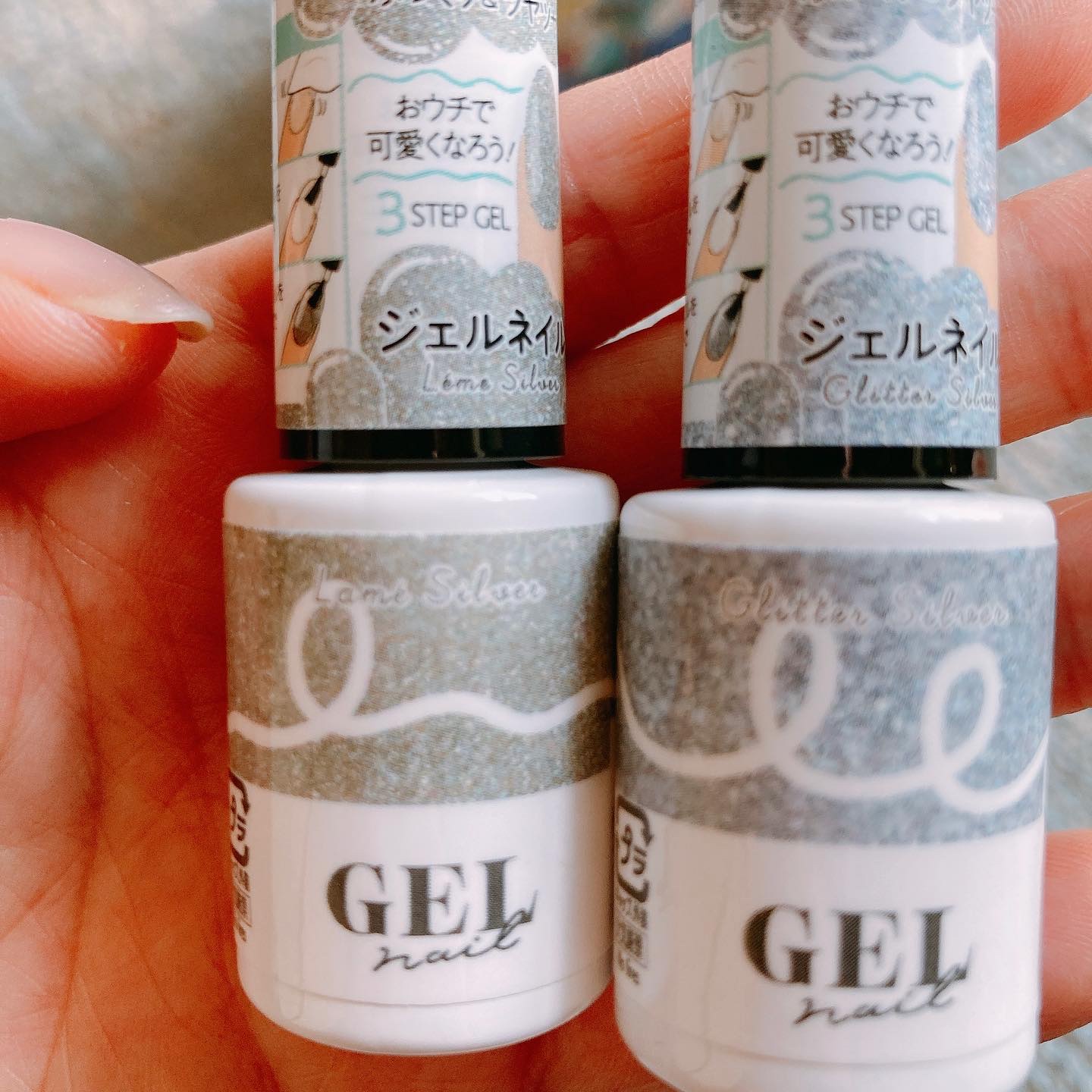 BRG ジェルネイル 30 パープル/DAISO/ジェルネイルを使ったクチコミ（3枚目）