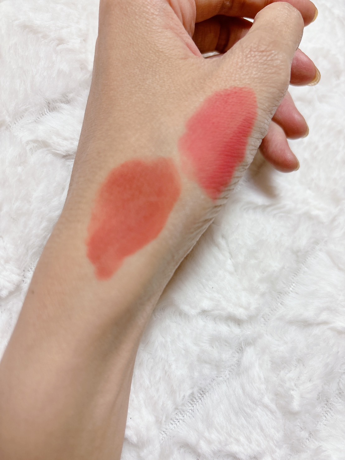 ライトオンベルベットティント/ネイチャーリパブリック/リップティントを使ったクチコミ（2枚目）