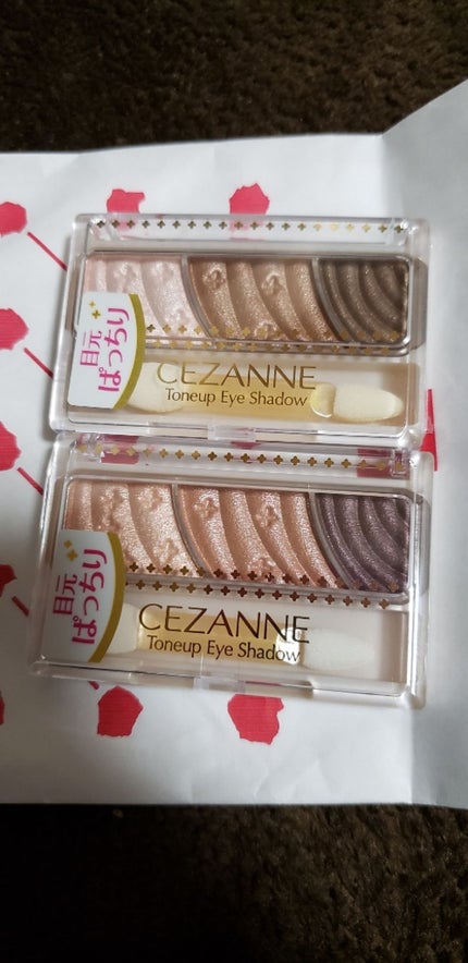 トーンアップアイシャドウ/CEZANNE/アイシャドウパレットを使ったクチコミ(1枚目)