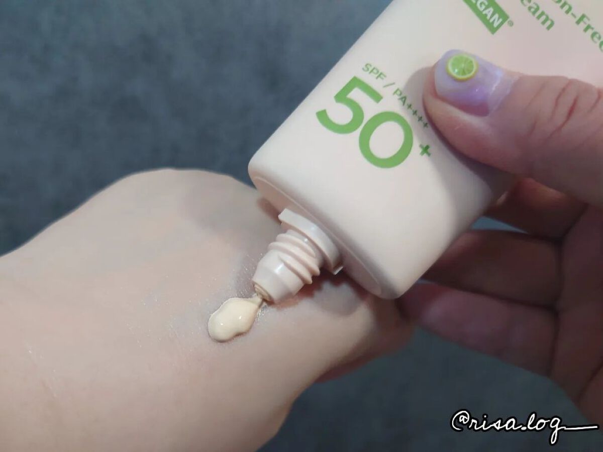 ファンデフリー サンクリーム/manyo/日焼け止めクリームを使ったクチコミ（2枚目）