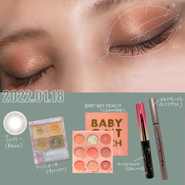 Eye Palette-Baby Got Peach /ColourPop/アイシャドウパレットを使ったクチコミ（2枚目）