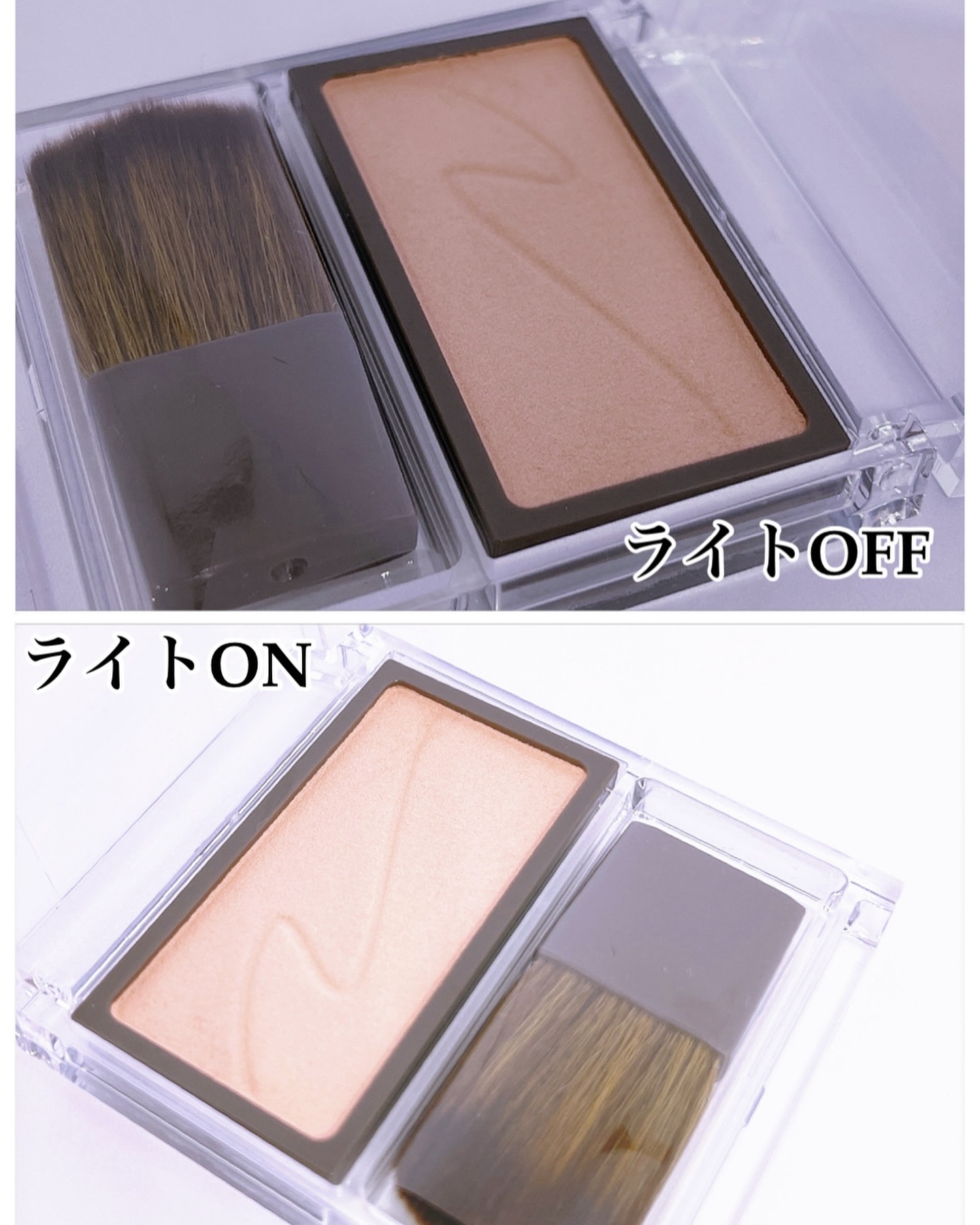 チークブラッシュ/CEZANNE/パウダーチークを使ったクチコミ（3枚目）