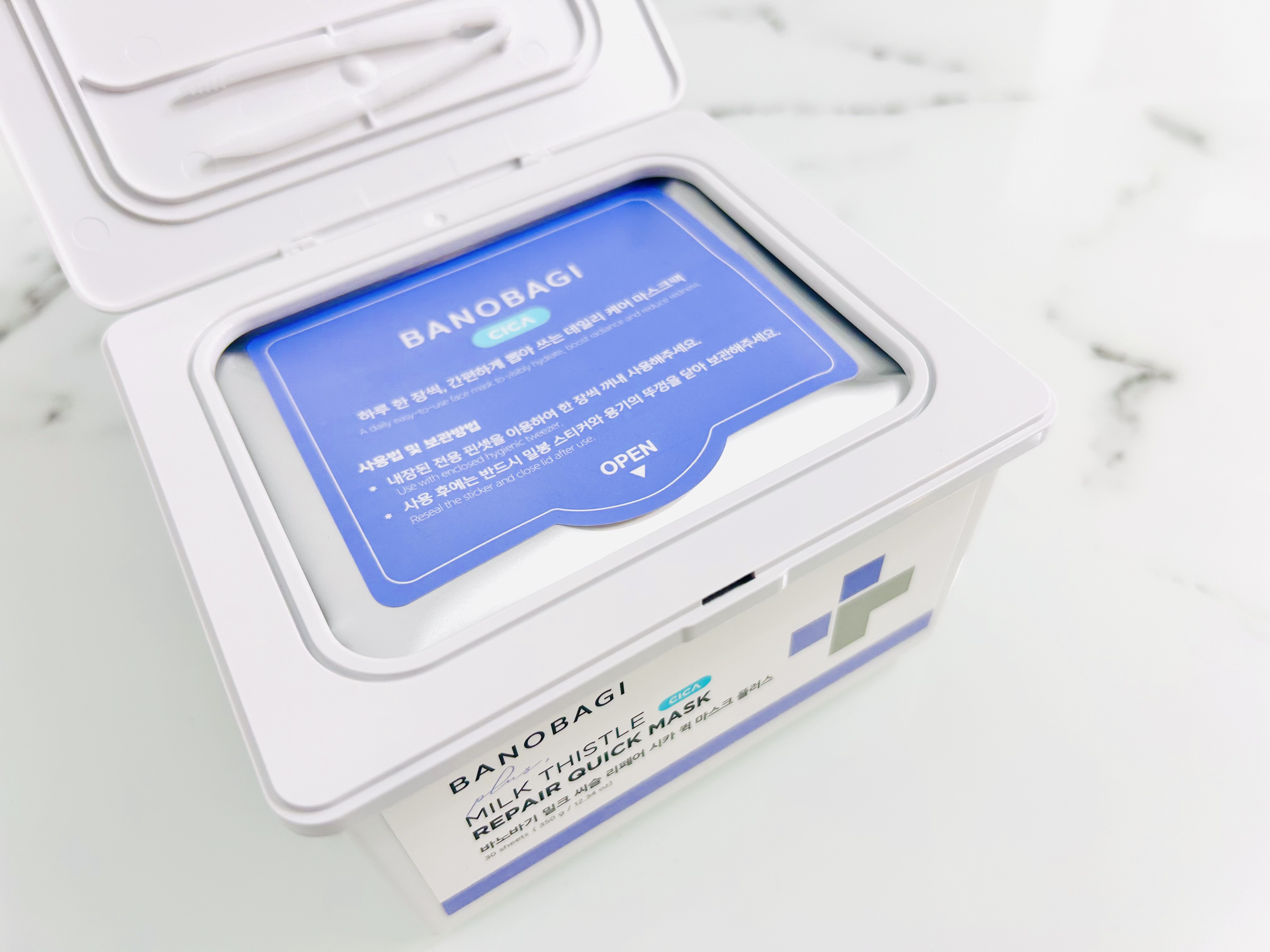 ミルクシスルリペアシカクイックマスクプラス/BANOBAGI/シートマスク・パックを使ったクチコミ（2枚目）