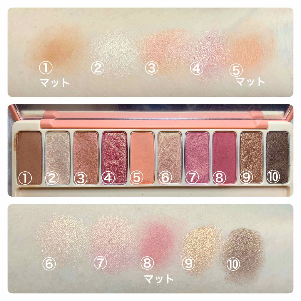 プレイカラー アイシャドウ/ETUDE/アイシャドウパレットを使ったクチコミ(3枚目)