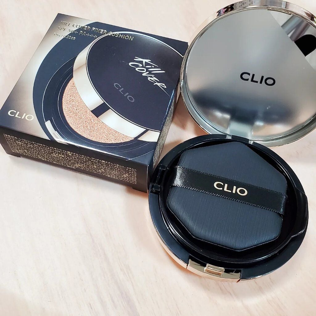 キル カバー フィクサー クッション/CLIO/クッションファンデーションを使ったクチコミ(2枚目)