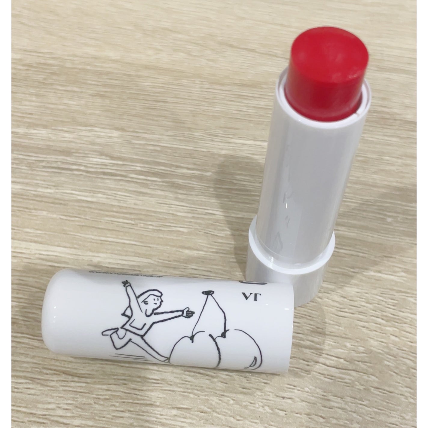 モイスチャーリップバーム チェリー/VT/リップバームを使ったクチコミ(2枚目)