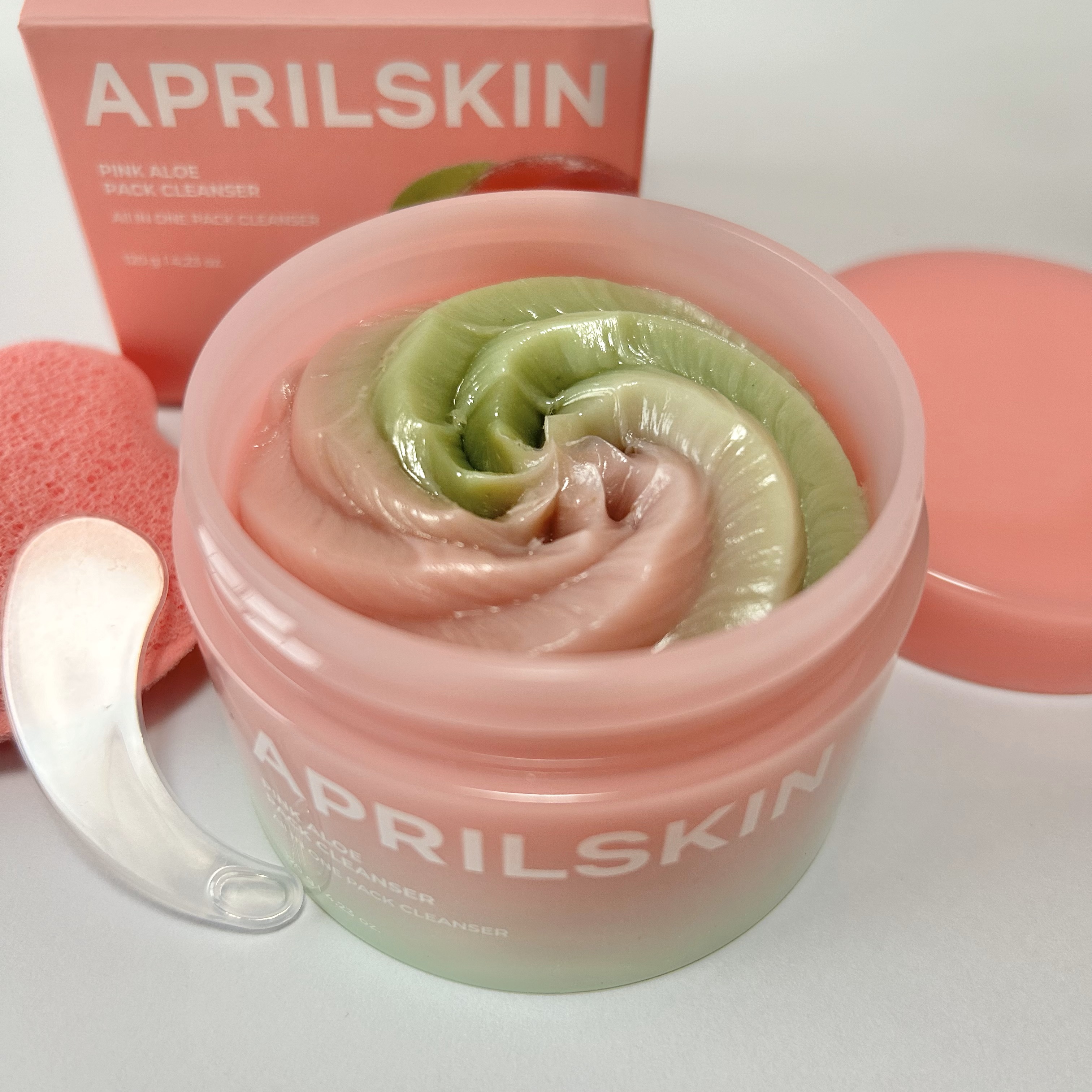 ピンクアロエメレンゲクレンザー/APRILSKIN/その他洗顔料を使ったクチコミ（1枚目）