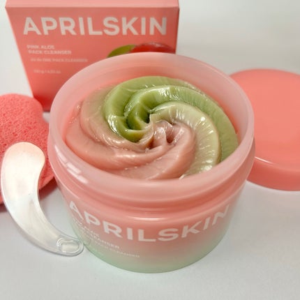 ピンクアロエメレンゲクレンザー/APRILSKIN/その他洗顔料を使ったクチコミ(1枚目)