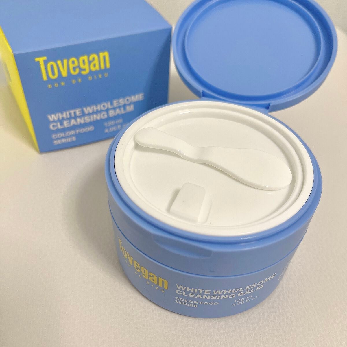 カラーフードシリーズホワイトホールサムクレンジングバーム/Tovegan/クレンジングバームを使ったクチコミ(3枚目)