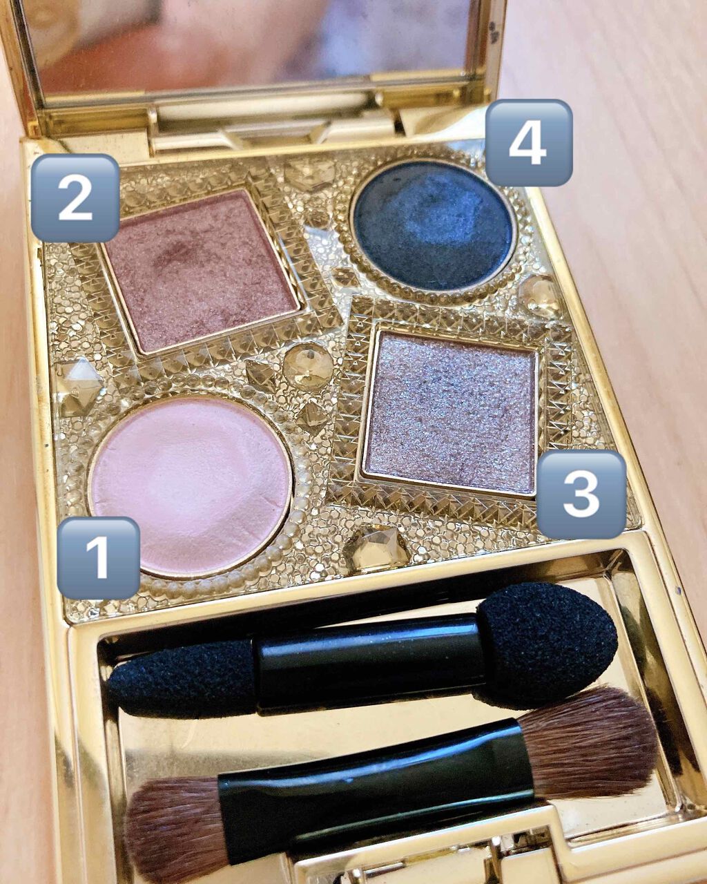 エレガンス ヌーヴェル アイズ/Elégance/アイシャドウパレットを使ったクチコミ(1枚目)