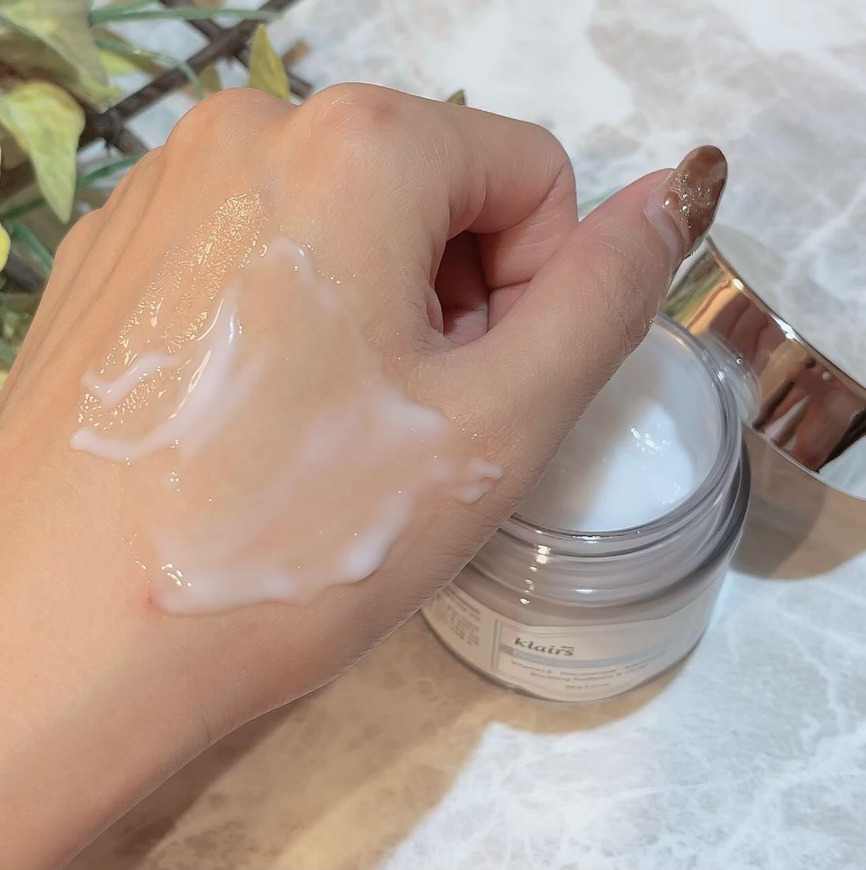 フレッシュリージュースドビタミンEマスク(90g)/Klairs/フェイスクリームを使ったクチコミ(4枚目)