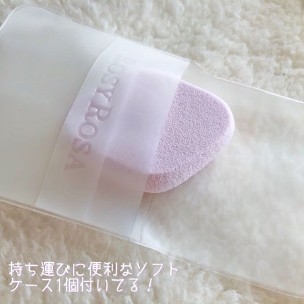 シフォンタッチスポンジN ダイヤ型/ロージーローザ/パフ・スポンジを使ったクチコミ(4枚目)