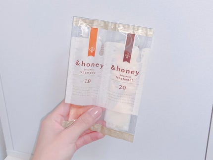 ディープモイスト シャンプー1.0/ヘアトリートメント2.0/&honey/市販シャンプーを使ったクチコミ(1枚目)