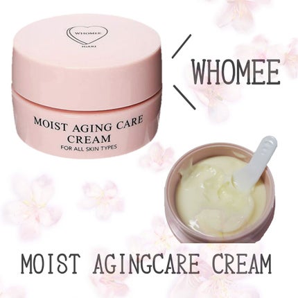モイストエイジングケアクリーム/WHOMEE/フェイスクリームを使ったクチコミ(1枚目)