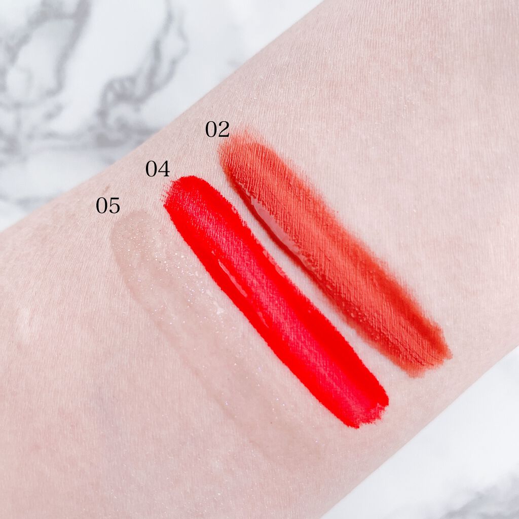 フラッフィリップティント/BLESSED MOON/リップティントを使ったクチコミ(5枚目)