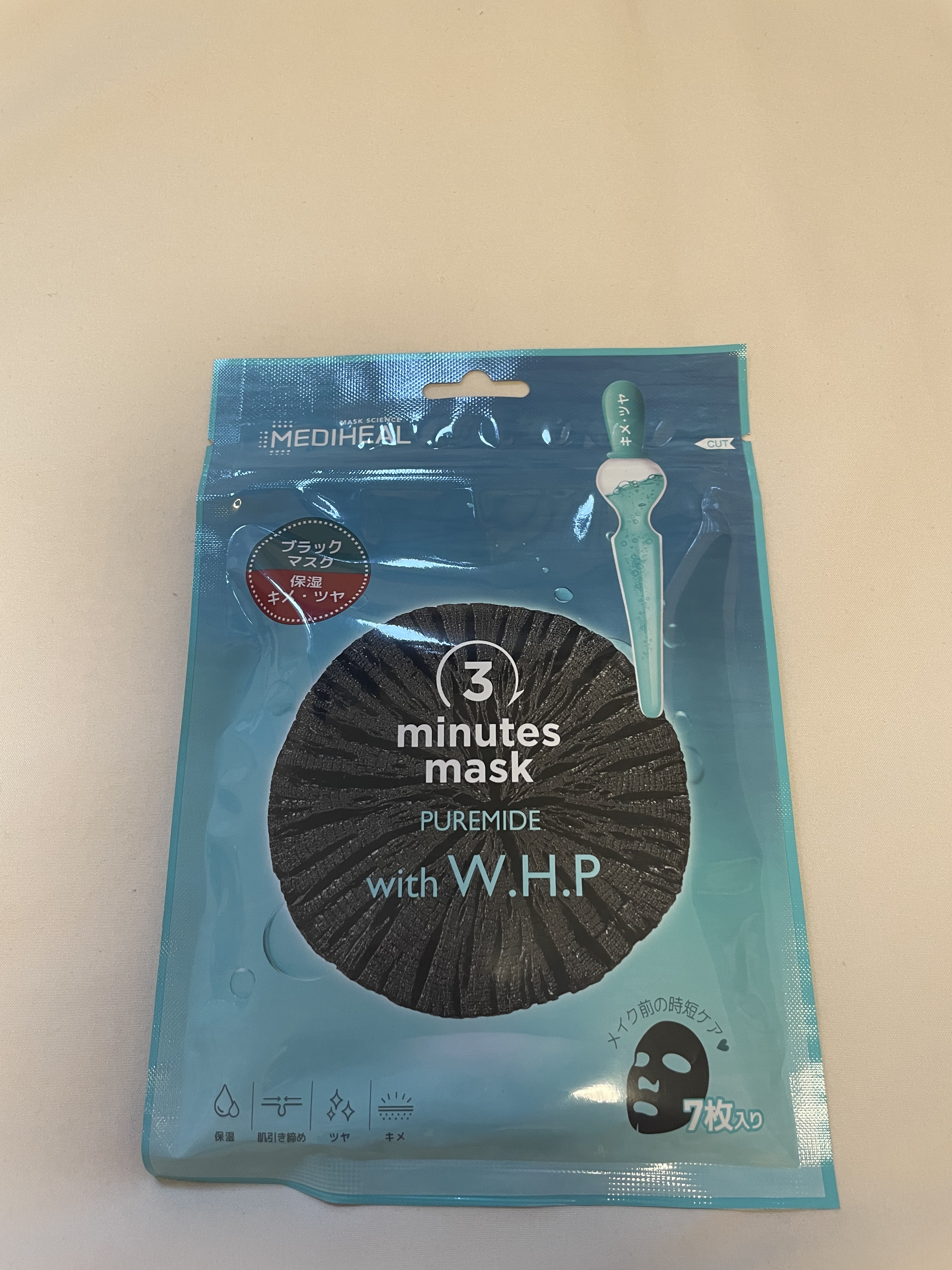 3ミニッツマスク：ピュアマイド with W.H.P/MEDIHEAL/シートマスク・パックを使ったクチコミ（1枚目）