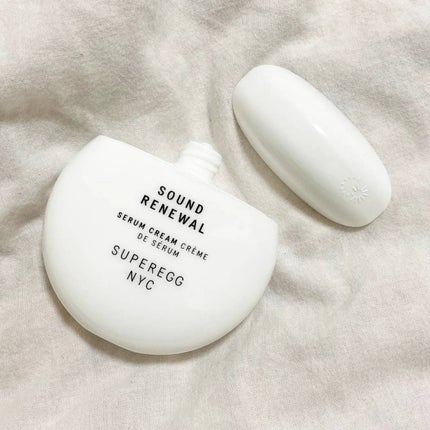 サウンド リニューアル セラムクリーム/SUPEREGG /フェイスクリームを使ったクチコミ(2枚目)