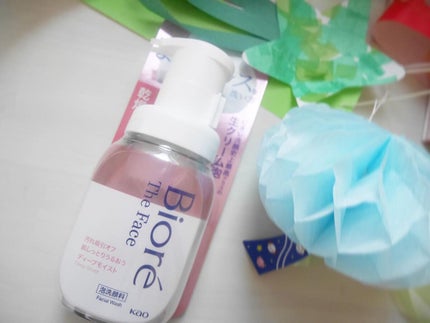 ビオレ ザフェイス 泡洗顔料 ディープモイスト/ビオレ/泡洗顔を使ったクチコミ(1枚目)