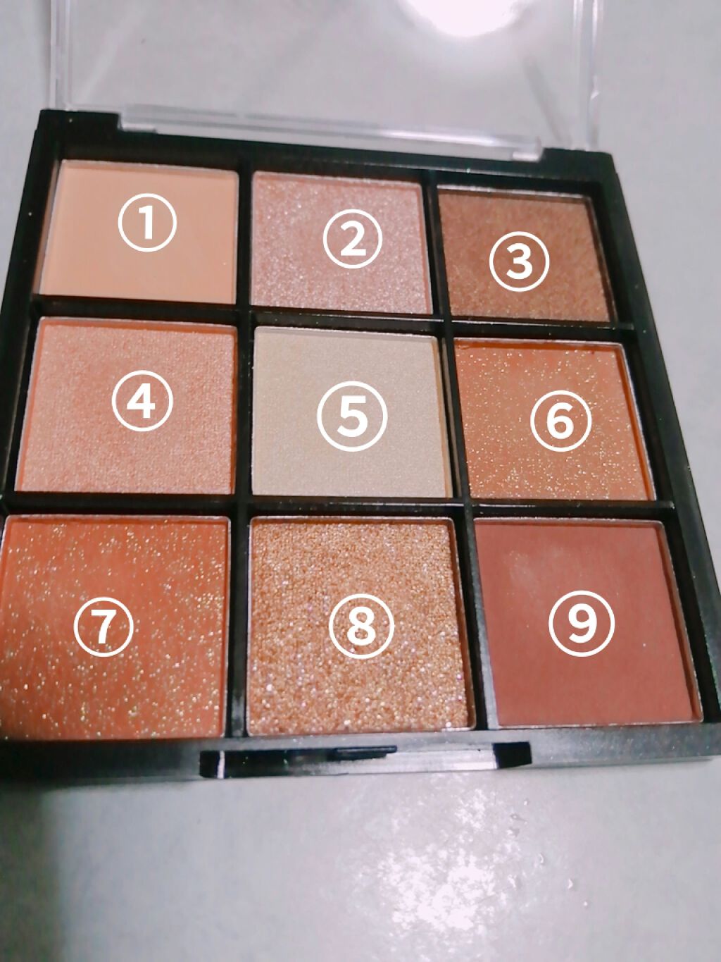 UR GLAM　BLOOMING EYE COLOR PALETTE/U R GLAM/アイシャドウパレットを使ったクチコミ（2枚目）