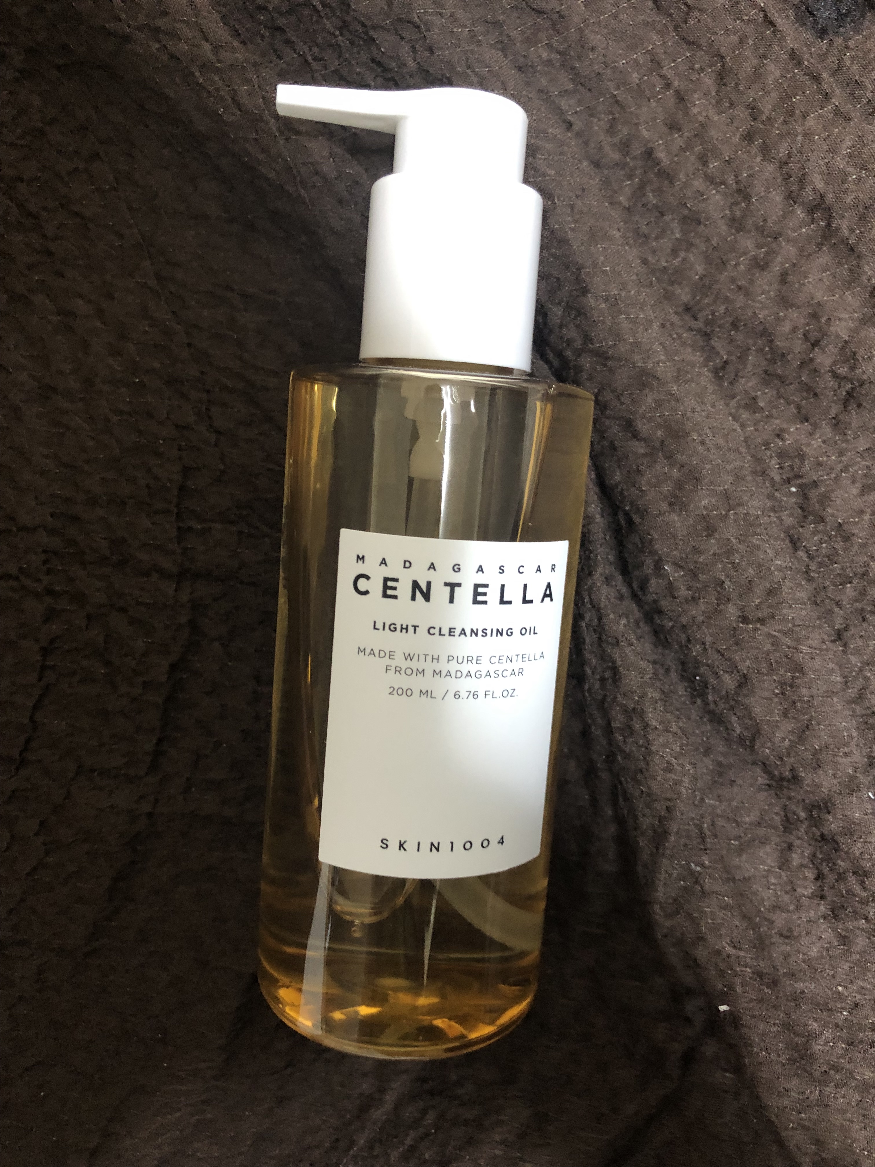 センテラ ライトクレンジングオイル/SKIN1004/オイルクレンジングを使ったクチコミ（1枚目）