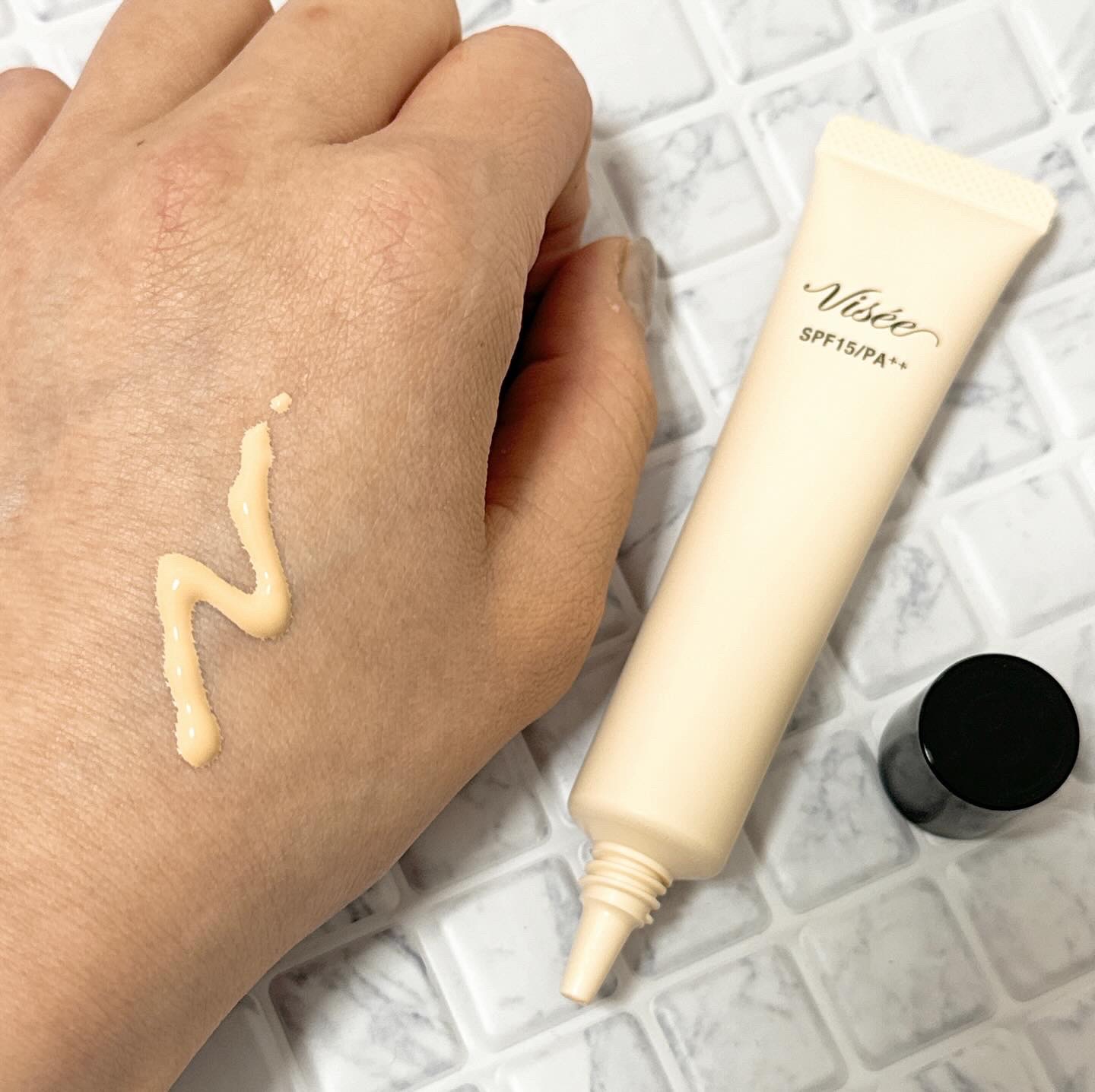 トーンアップ スキン デザイナー 20 シアーベージュ/Visée/化粧下地を使ったクチコミ（2枚目）