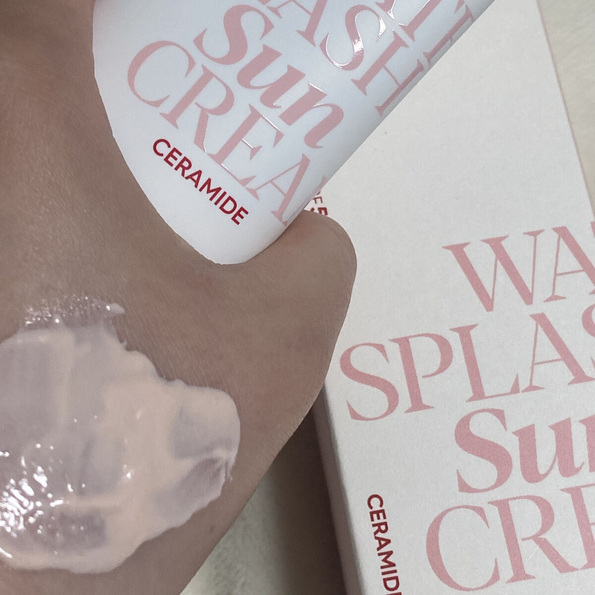 ウォータースプラッシュシカトーンアップクリーム/espoir/化粧下地を使ったクチコミ（2枚目）