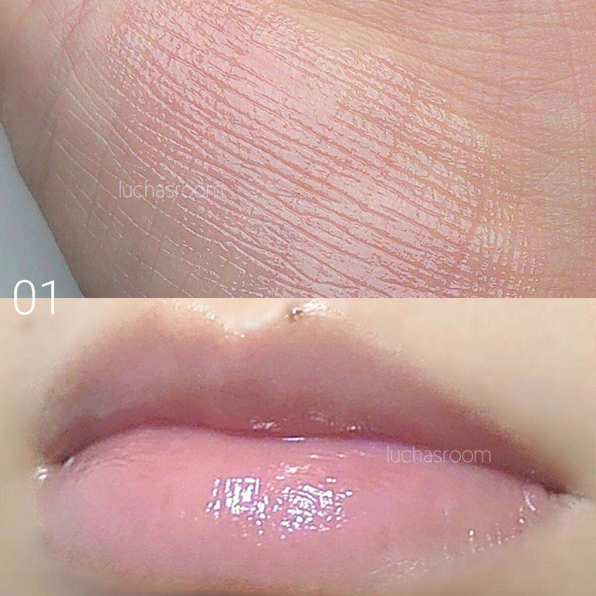 カラーリップバーム/U R GLAM/リップバームを使ったクチコミ（2枚目）