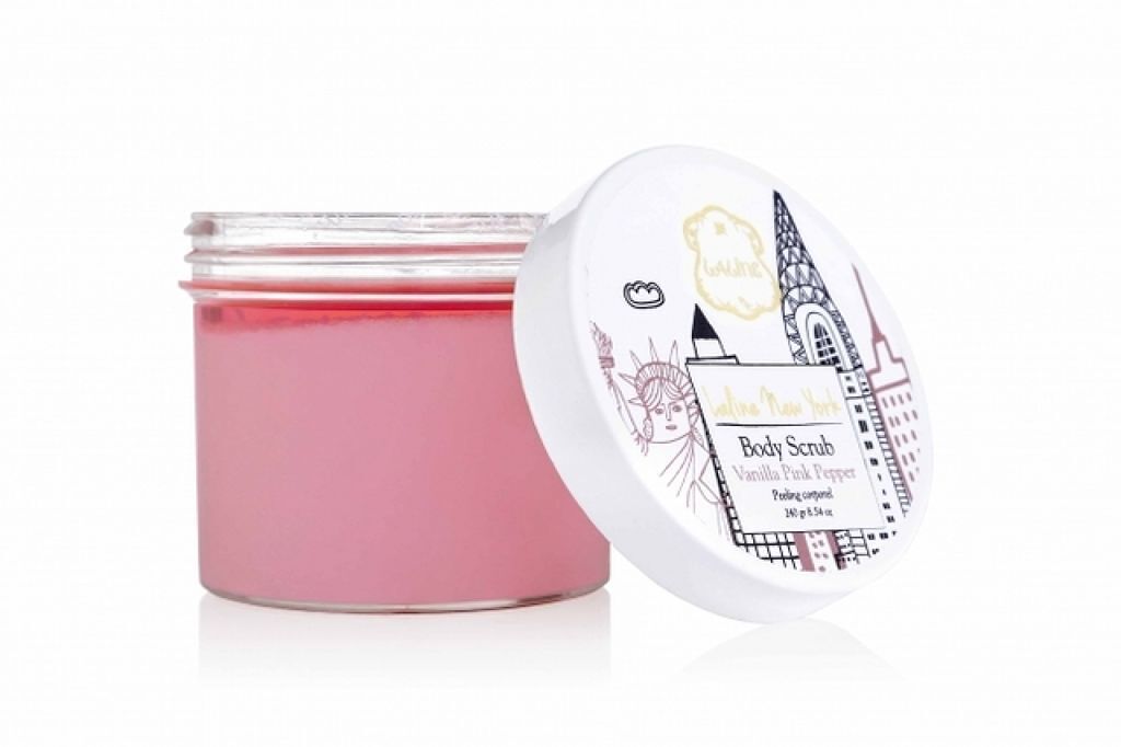 NY限定 ボディスクラブ バニラピンクペッパー 240g
