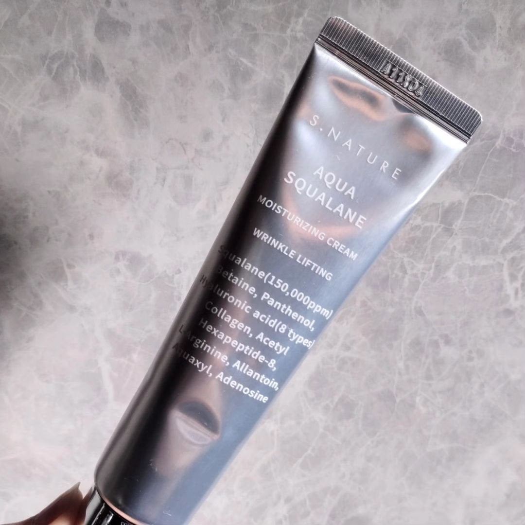 アクアスクワランモイスチャークリーム/S.NATURE/フェイスクリームを使ったクチコミ(2枚目)