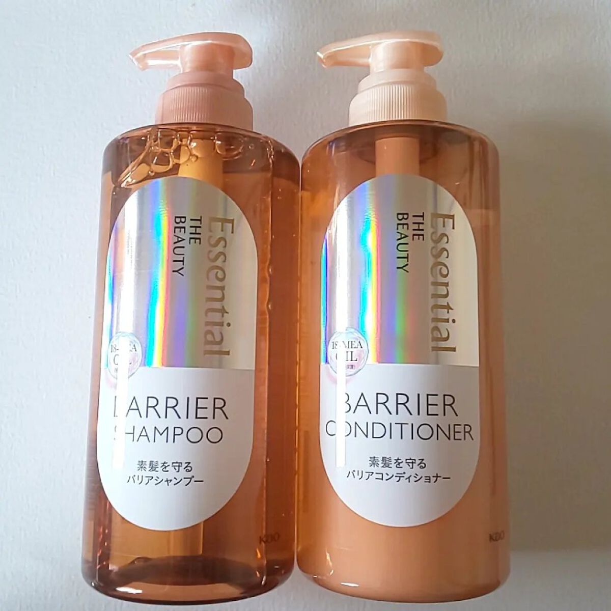 ザビューティ 髪のキメ美容素髪を守る バリアシャンプー/コンディショナー/エッセンシャル/シャンプー・コンディショナーを使ったクチコミ（1枚目）