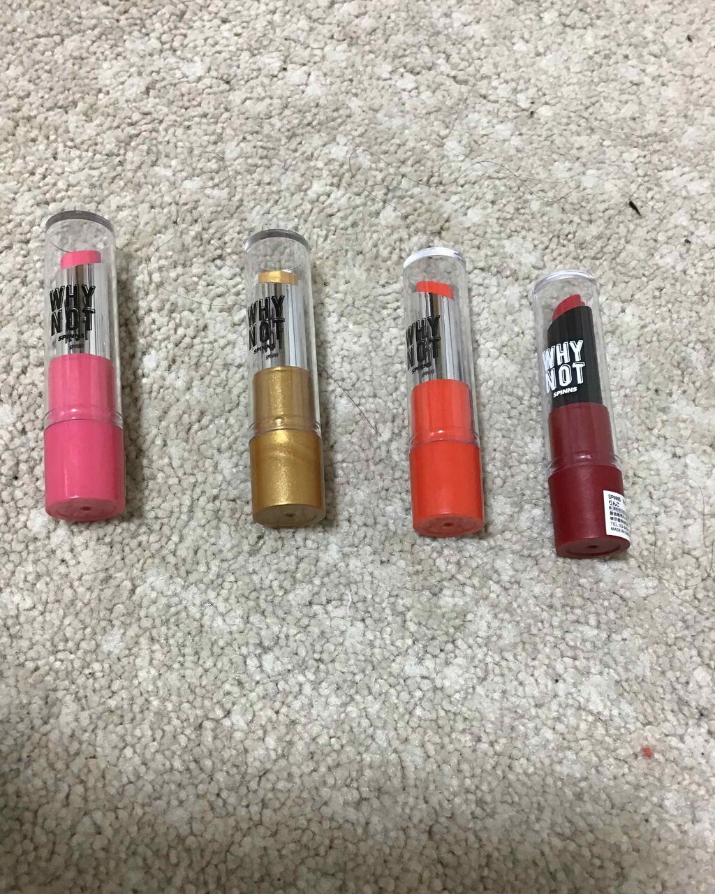WHY NOT SPINNS リップスティック/DAISO/口紅を使ったクチコミ(1枚目)