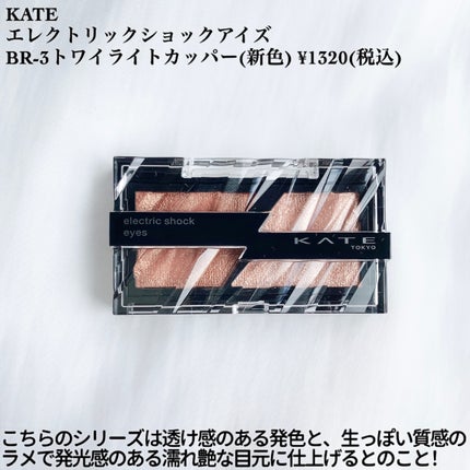 エレクトリックショックアイズ /KATE/アイシャドウパレットを使ったクチコミ(2枚目)