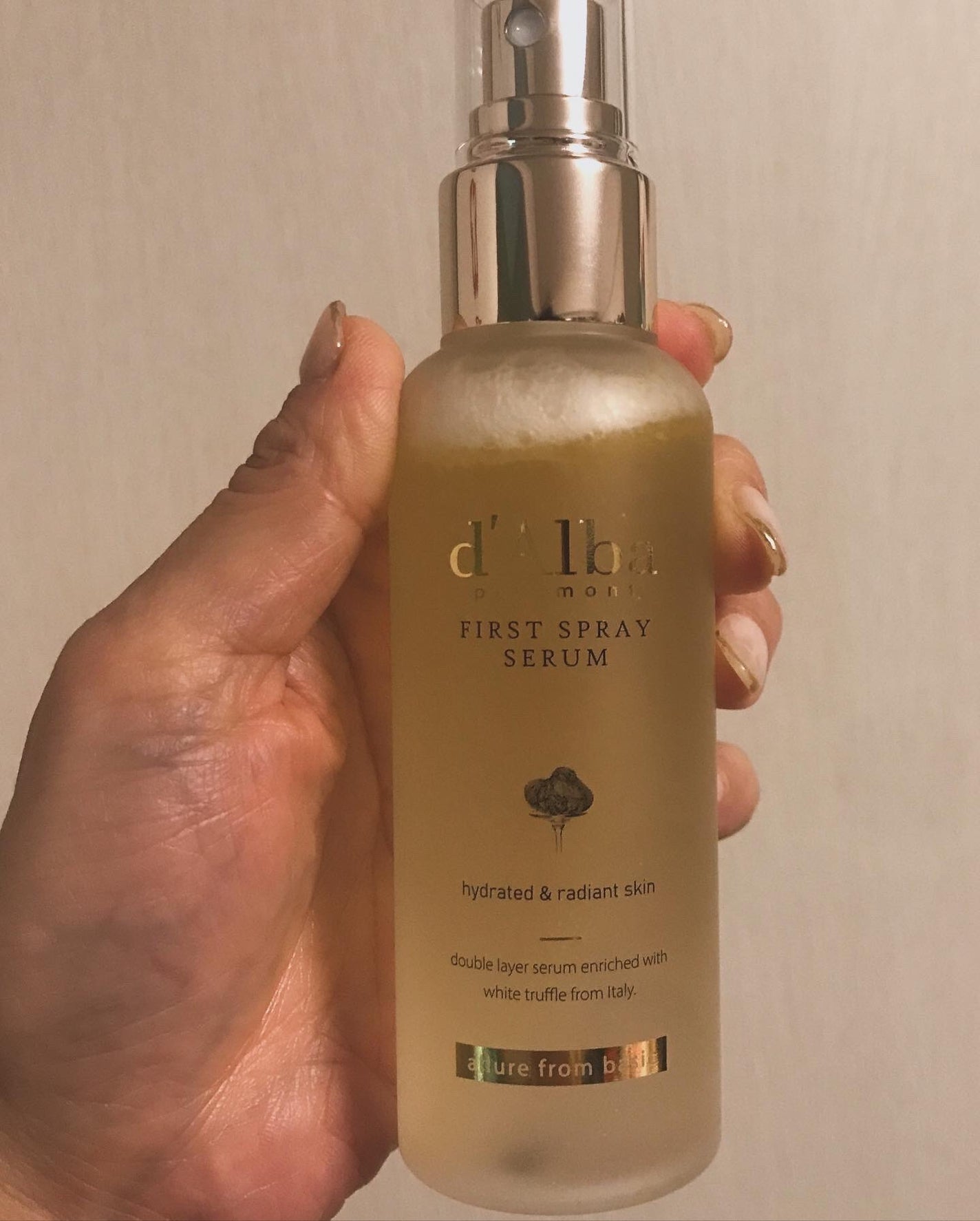 ダルバ ホワイトトリュフファーストスプレーセラム/ダルバ/ミスト状化粧水を使ったクチコミ(2枚目)