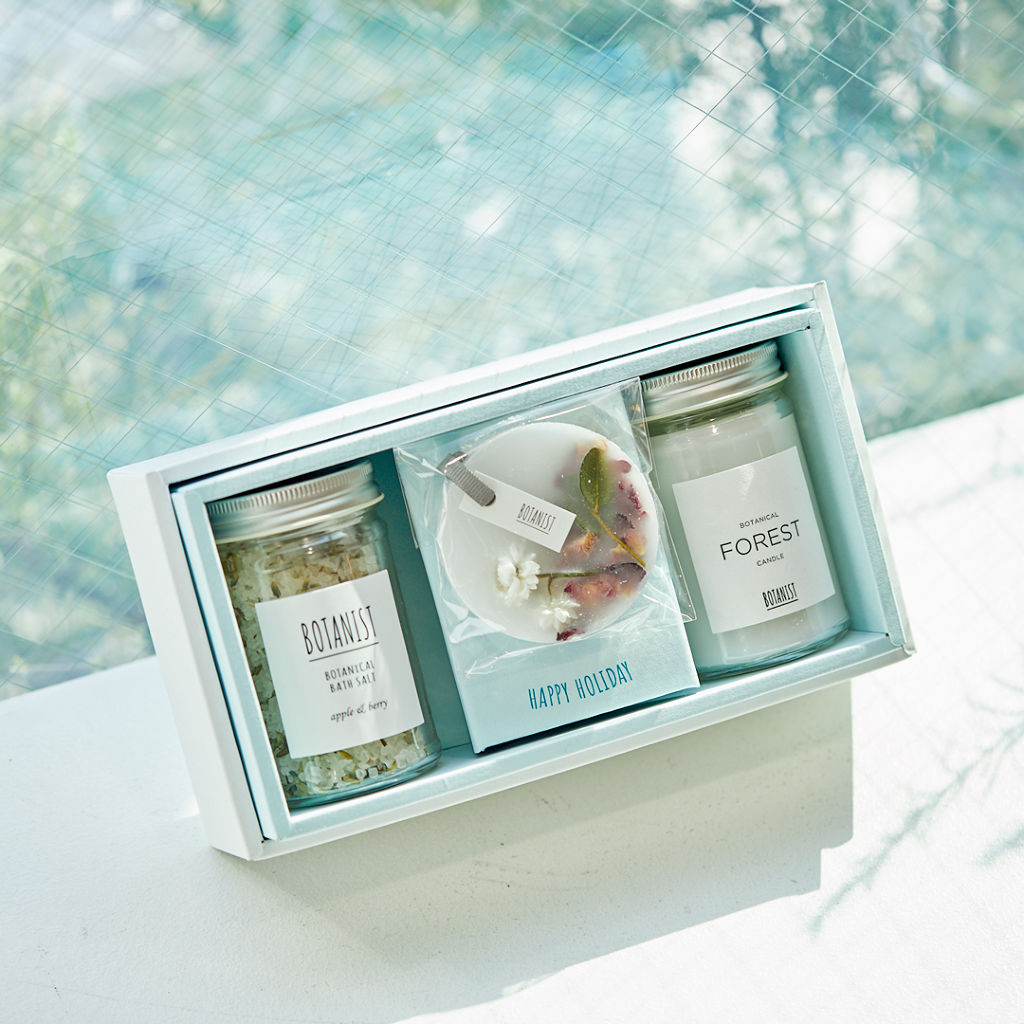 ボタニカルホリデーコフレ(スノーブルー)/BOTANIST/その他キットセットを使ったクチコミ（2枚目）