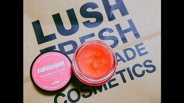 ラッシュ バブルガムフレーバー リップスクラブのクチコミ「お久しぶりです！！
今日は、
LUSH リップスクラブ バブルガムフレーバー
を紹介していきた.....」（3枚目）