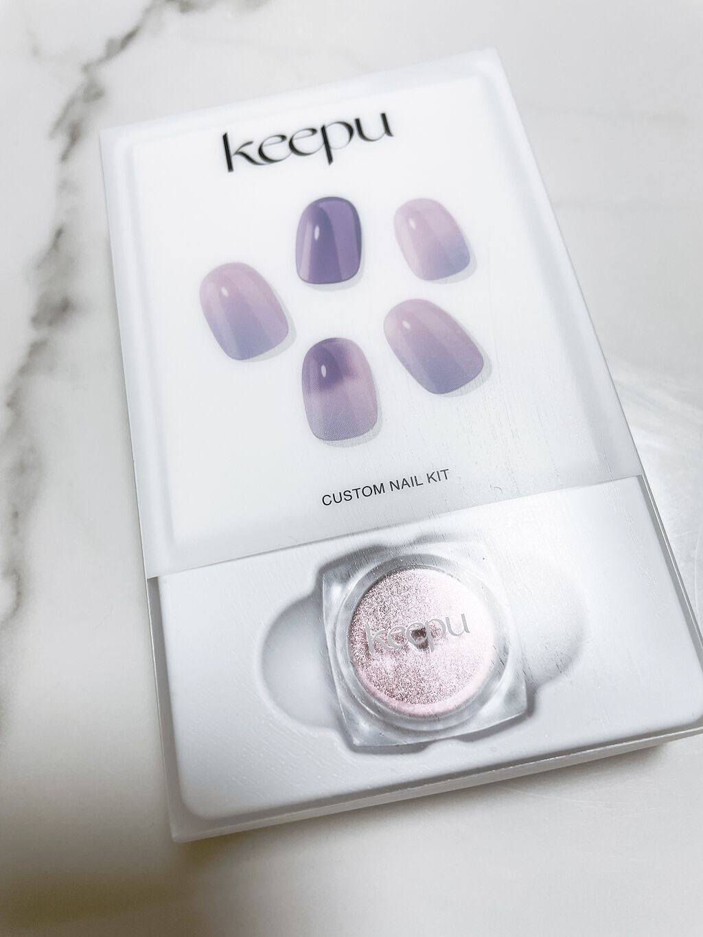 セルフカスタム ネイルシール/KEEPU/ネイルシールを使ったクチコミ（2枚目）