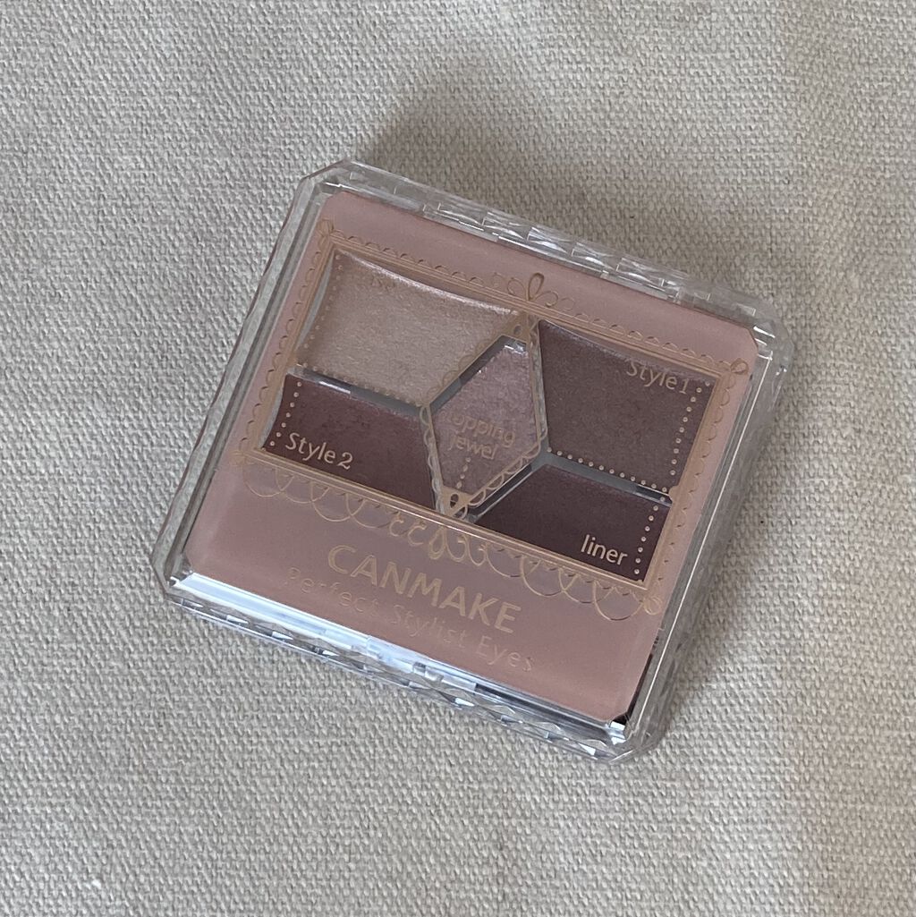 【旧品】パーフェクトスタイリストアイズ No.21 ストロベリーミルクモカ/キャンメイク/アイシャドウパレットを使ったクチコミ（1枚目）