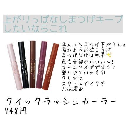 クイックラッシュカーラー/キャンメイク/マスカラ下地を使ったクチコミ(6枚目)