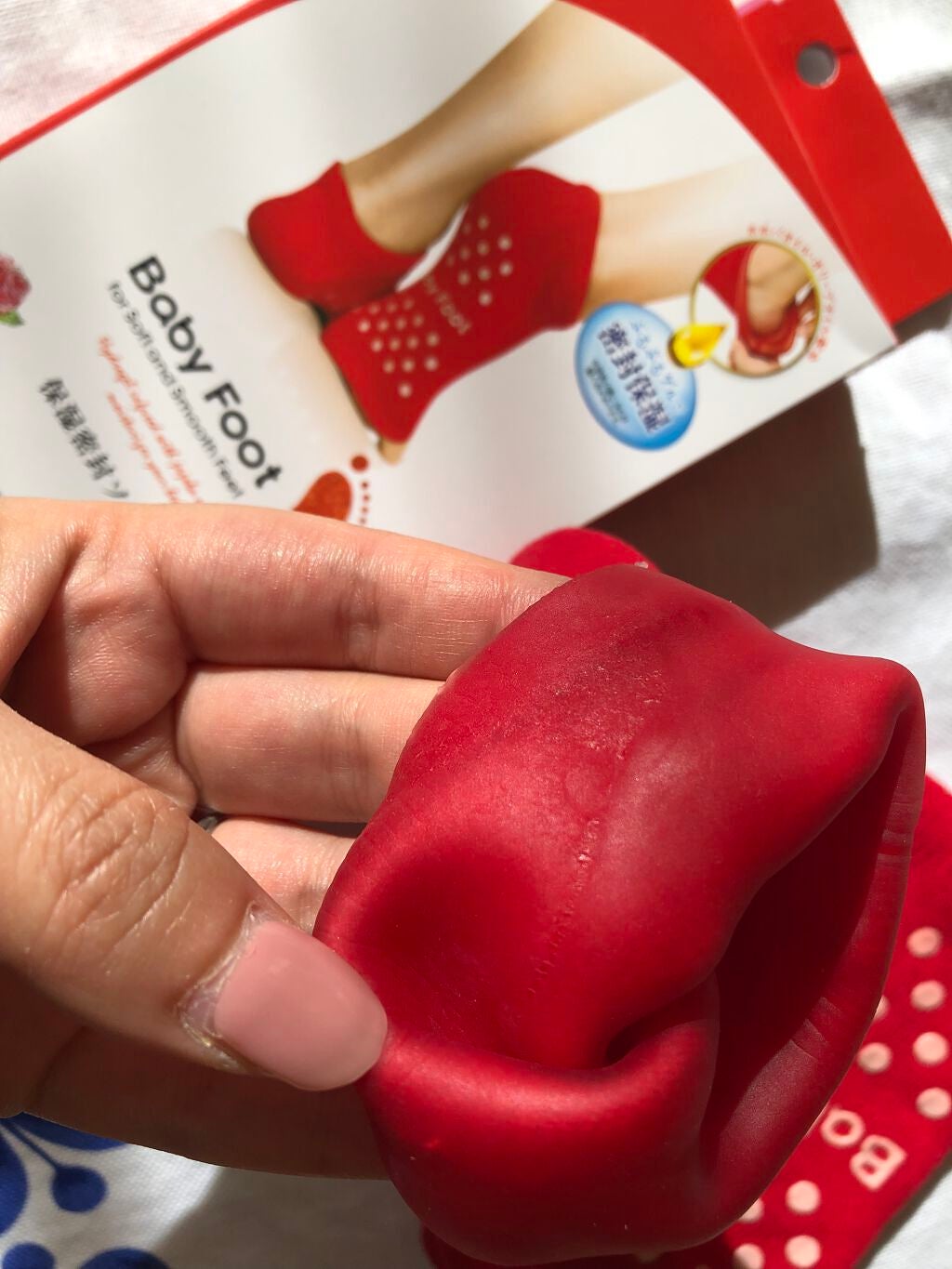 ベビーフット 保湿密封ソックス/ベビーフット/レッグ・フットケアを使ったクチコミ(3枚目)