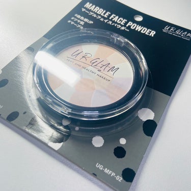 UR GLAM　MARBLE FACE POWDER NA/U R GLAM/プレストパウダーを使ったクチコミ（1枚目）