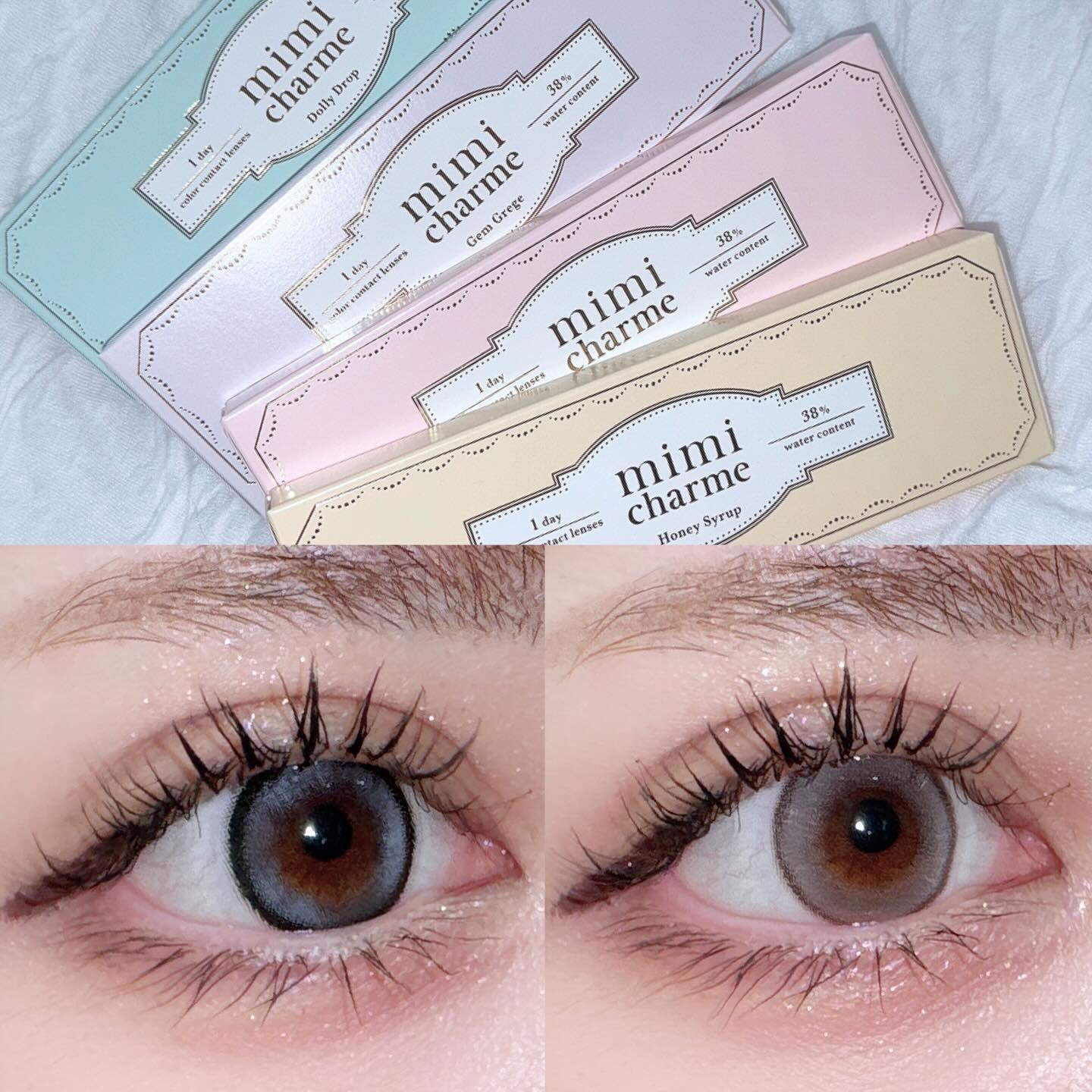 mimi charme 1day/mimi charme/ワンデー（１DAY）カラコンを使ったクチコミ（1枚目）
