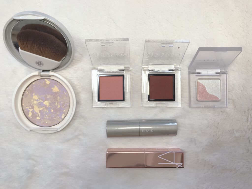 マーブルフェイスパウダーシマー/ONLY MINERALS/プレストパウダーを使ったクチコミ(1枚目)